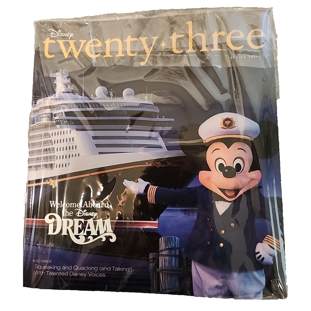 Disney D23‎ Twenty-Three Magazine Welcome Aboard the Disney Dream Cruise 2011